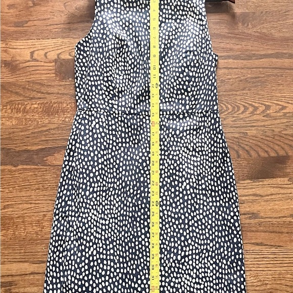 J. Crew Navy and White Basketweave “Oncilla” Sleeveless Sheath - Picture 12 of 12